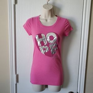 Pink Victoria's Secret Hope Tee